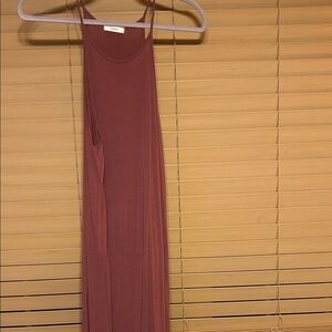 Cherish Sleeveless Maxi Dress in Dusty Rose